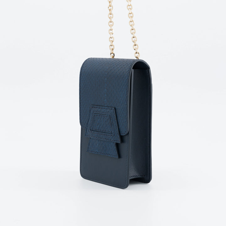 Barna - Pochette téléphone Bleu Marine