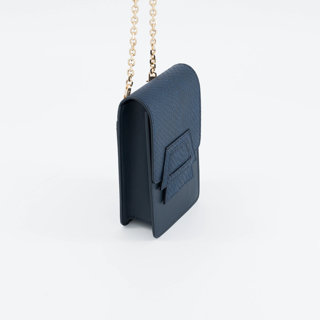 Barna - Pochette téléphone Bleu Marine