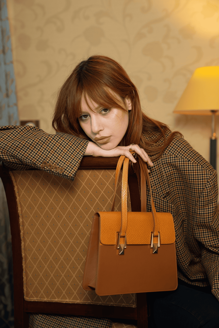 Rambla - Orange & Camel