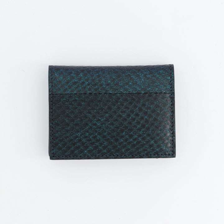 Loreto Porte Cartes - Noir diamant/ Bleu Marine